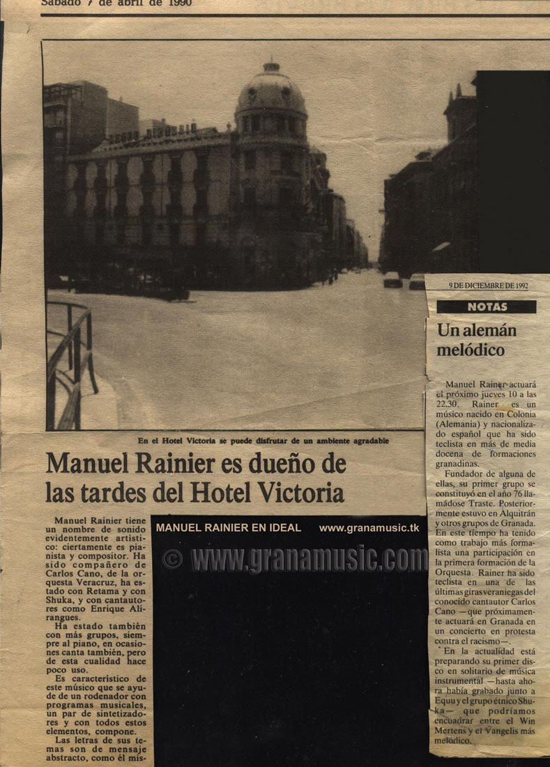 Manuel Rainier pianista